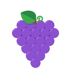 Purple grapes